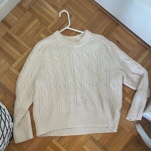 Abercrombie & Fitch Cream Sweater